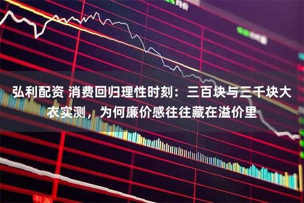 弘利配资 消费回归理性时刻：三百块与三千块大衣实测，为何廉价感往往藏在溢价里