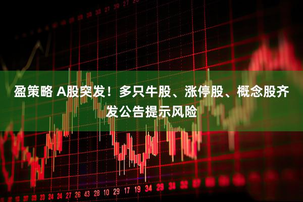 盈策略 A股突发！多只牛股、涨停股、概念股齐发公告提示风险