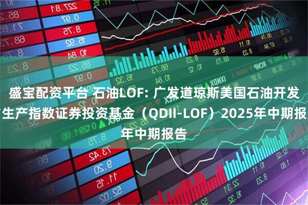 盛宝配资平台 石油LOF: 广发道琼斯美国石油开发与生产指数证券投资基金（QDII-LOF）2025年中期报告
